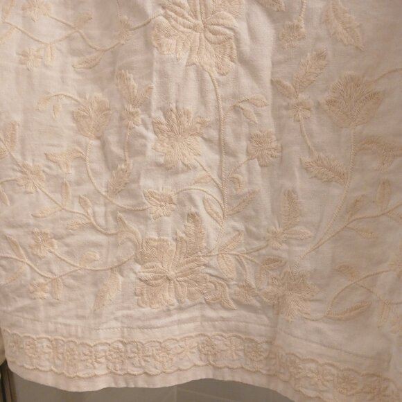 ZARA  Embroidered Cream Jacket - Picture 2 of 12